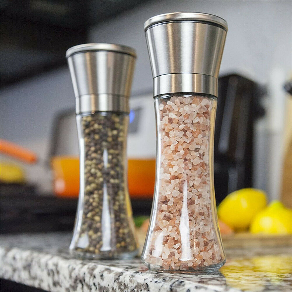 Manual Stainless steel salt and pepper Grinder / Spice Food Herb Mill  Seasoning Grinders