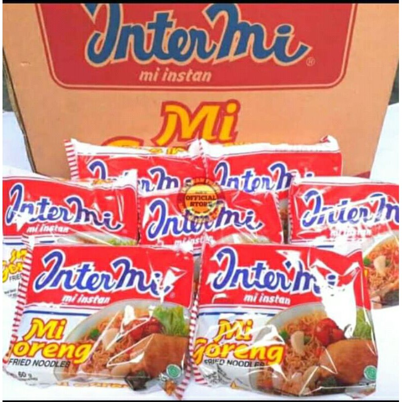 

COD 1 DUS ISI 40 PCS MIE GORENG ENAK INTERMIE