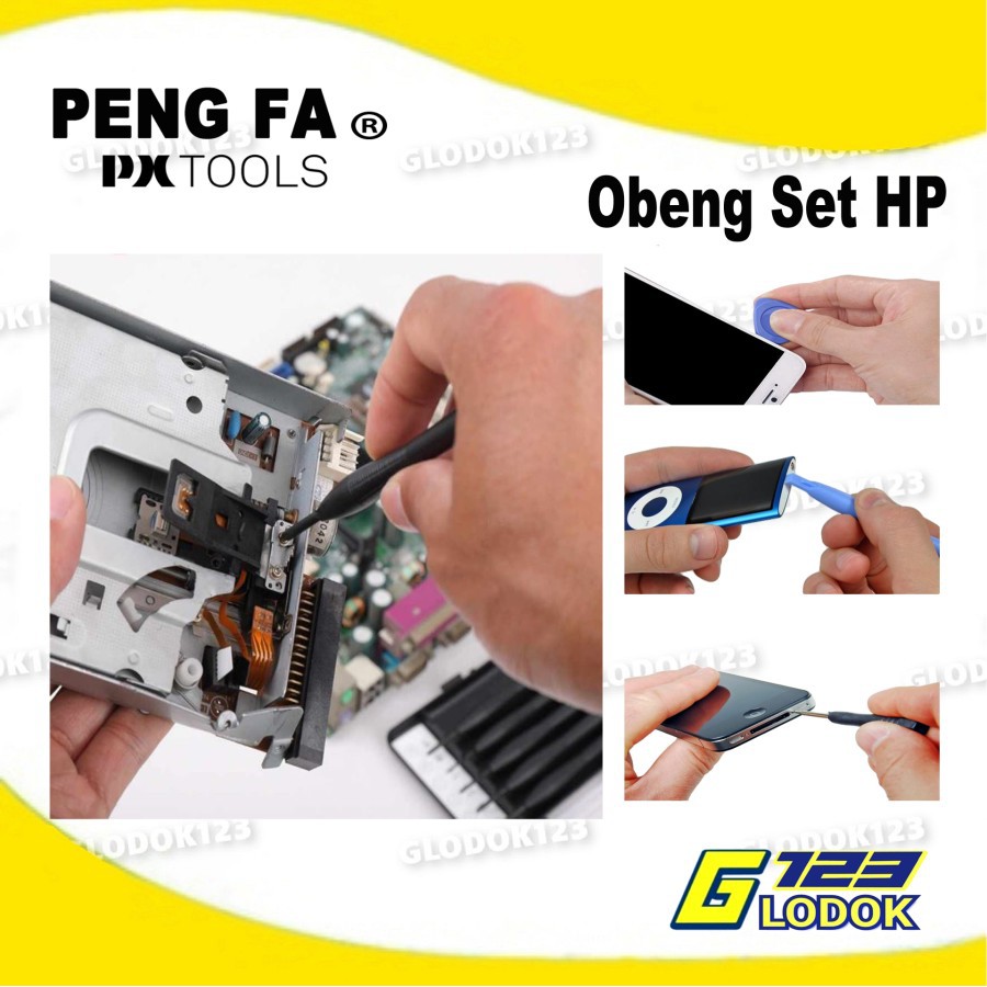 Obeng HP Set Smartphone Repair Tool Full Set Pengfa