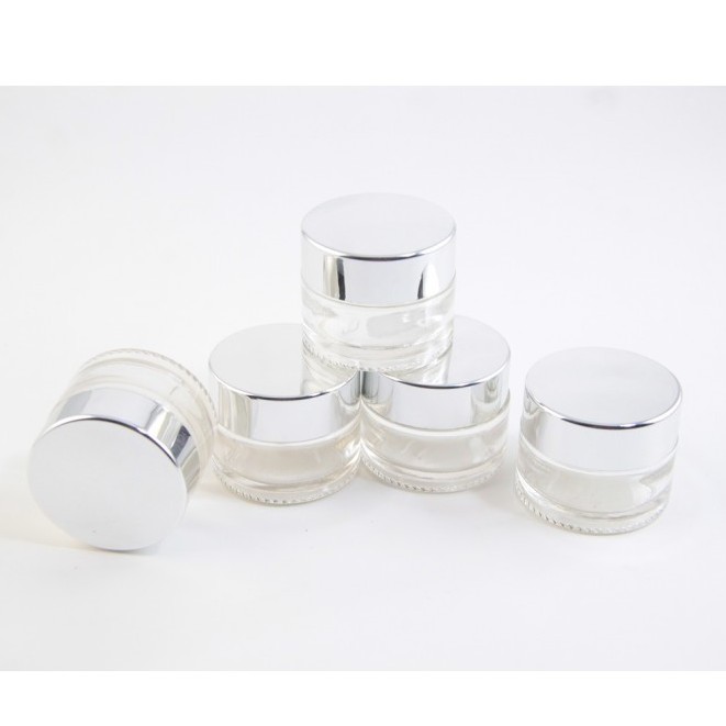 POT KACA 15Gr / Pot Cream / Pot Kosmetik Bahan Kaca 15gr