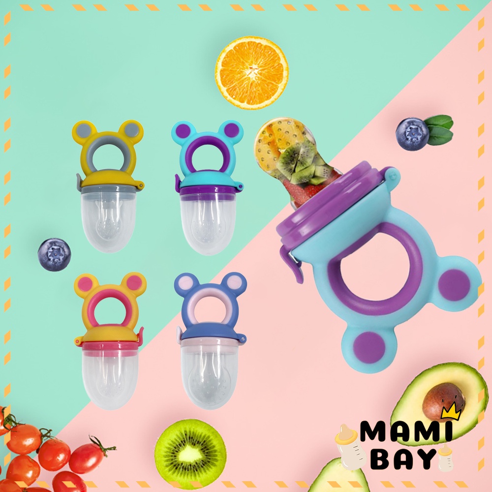 Mamibayi Dot buah empeng bayi 6 bulan/kompeng buah bayi BPA Free