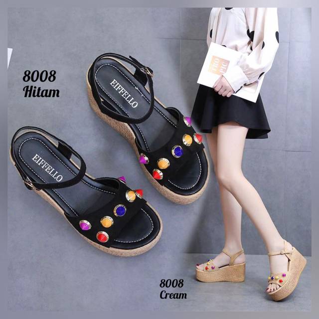 SANDAL WEDGES TRENDY KOREA#8008