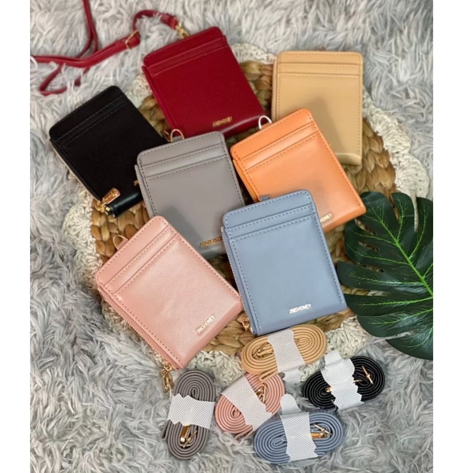 CASSANDRA JIMS HONEY / DOMPET MULTIFUNGSI BISA JADI ID CARD HOLDER ADA TALI PANJANG