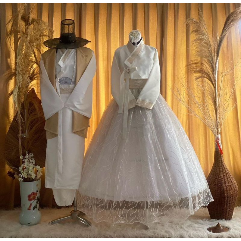 set couple weeding dress tradisional korea hanbok