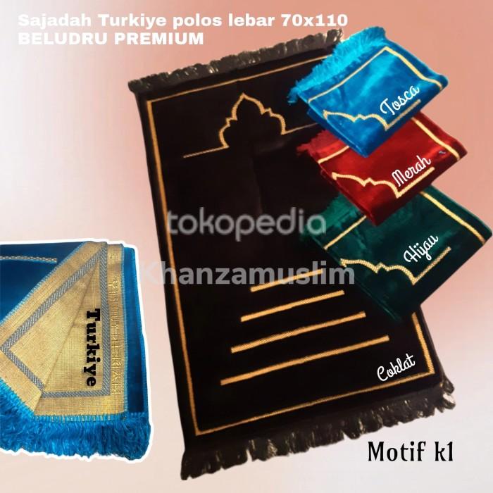 Sajadah Zirvue Polos /Turkiye Tebal
