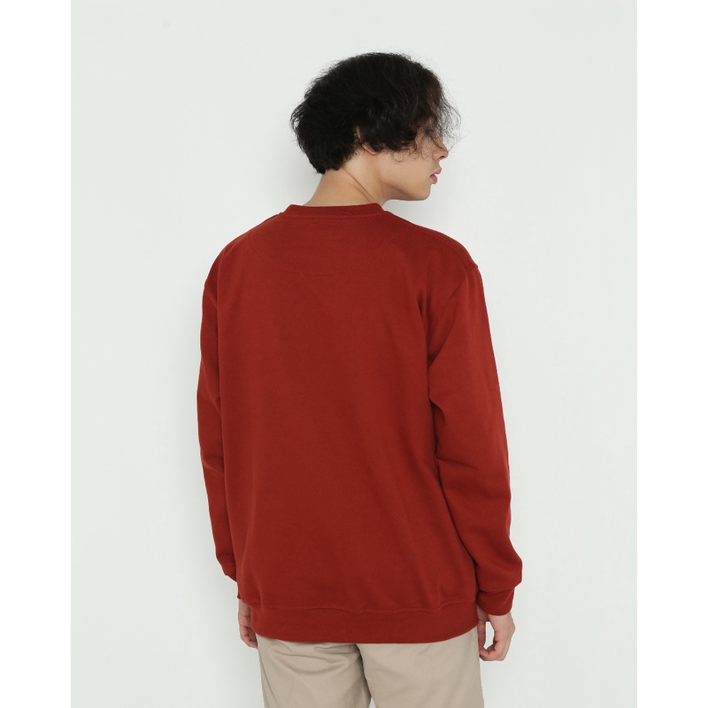 Outerwear Unisex Erigo Sweatshirt Kazuko Fleece Maroon Original