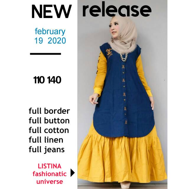 NEW RELEASE《SET OUTER JEANS +INNER》FULL BORDIR ORIGINAL