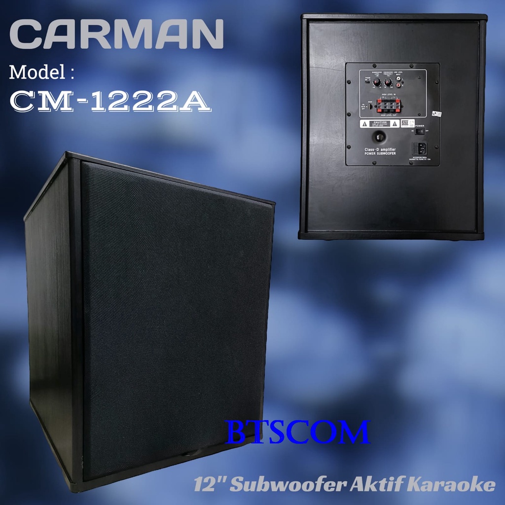 SUBWOOFER AKTIF CARMAN  12 INCH SUBWOOFER CARMAN CM-1222A