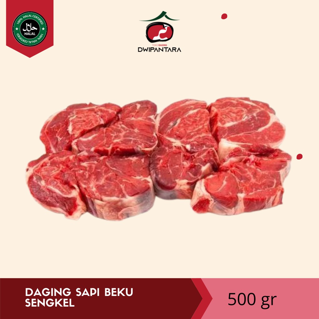 

Daging Sengkel / Daging Sapi / Daging Beku / Daging Impor / @500 gr