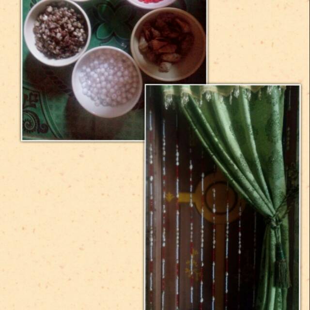 Tirai pintu manik