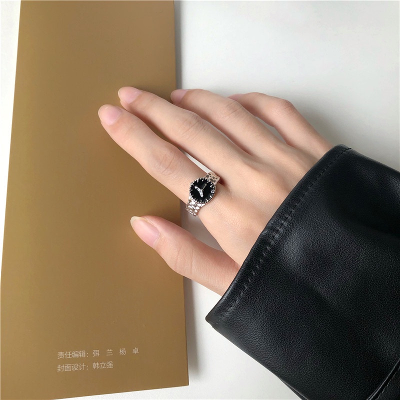 Cincin Desain Jam Tangan Gaya Korea Untuk Wanita