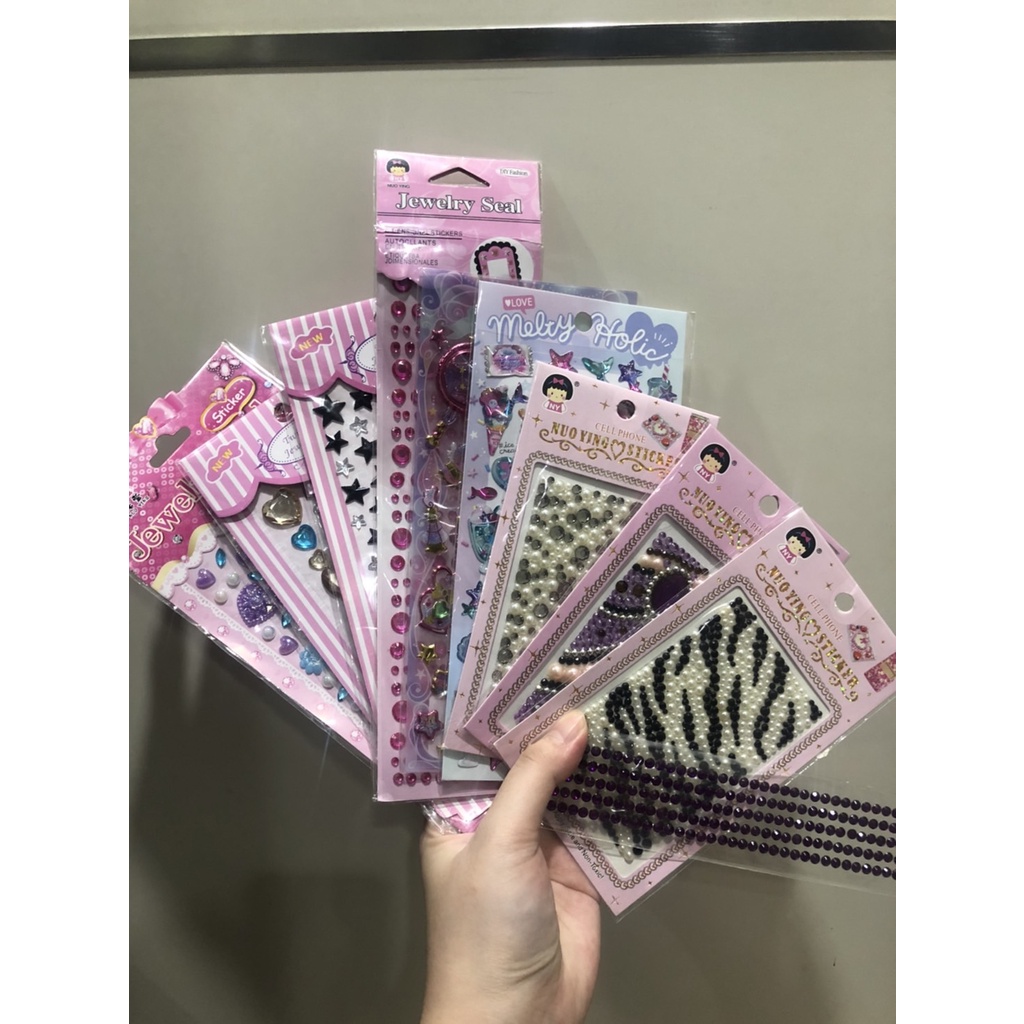 

[READY STOCK AL] Sticker 3D manik-manik Mr DIY Deco Journal Planner PC Journalling