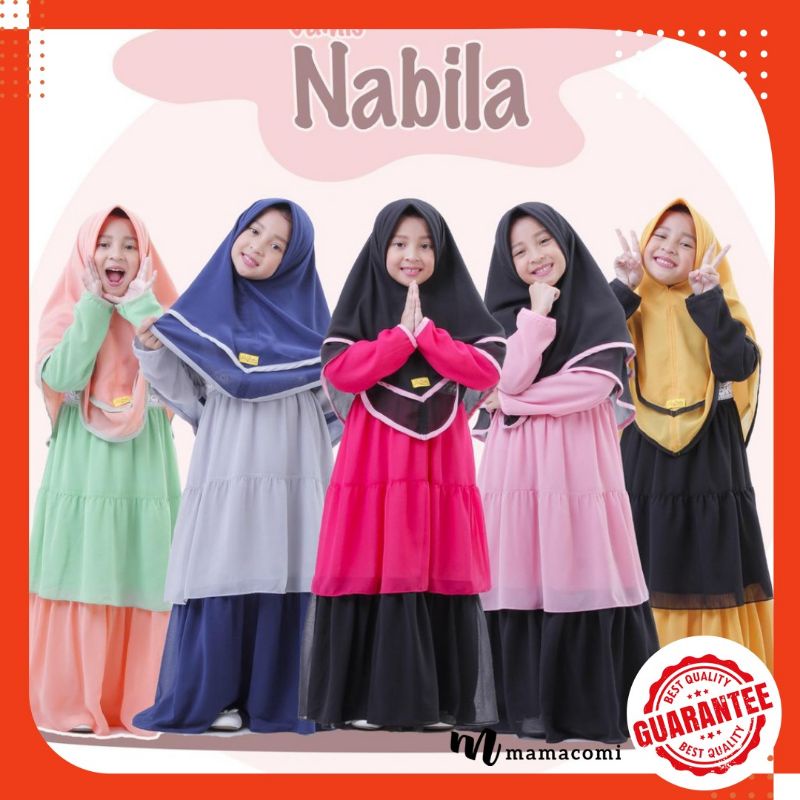 Gamis Anak Syari Nabila Ceruti Labella