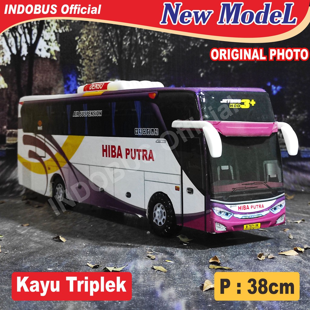 INDOBUS Miniatur Bud Bis Hiba Putra Jetbus 3+ SHD