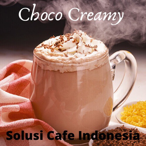 

Bubuk minuman rasa Chocolate Creamy kemasan tester per sachet 30g Solusi Cafe Indonesia