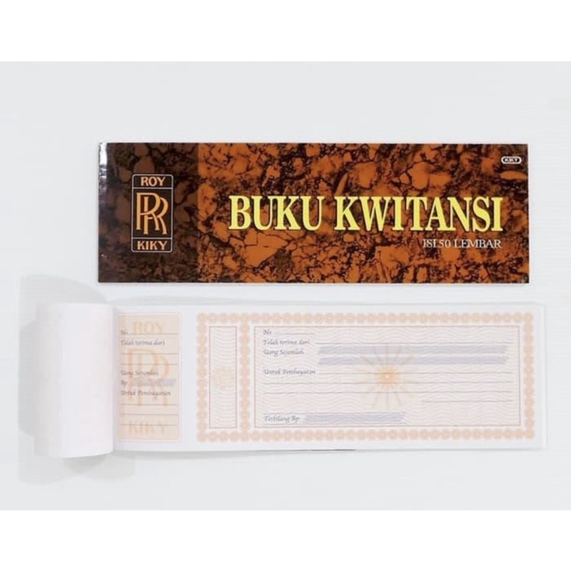 ( Ecer ) BUKU KWITANSI KIKY - AA - PAPERLINE - KECIL SMALL MINI / TANGGUNG SEDANG MEDIUM / BESAR BIG - NOTA SURAT LUNAS - PENAGIHAN UTANG BUKTI PEMBAYARAN