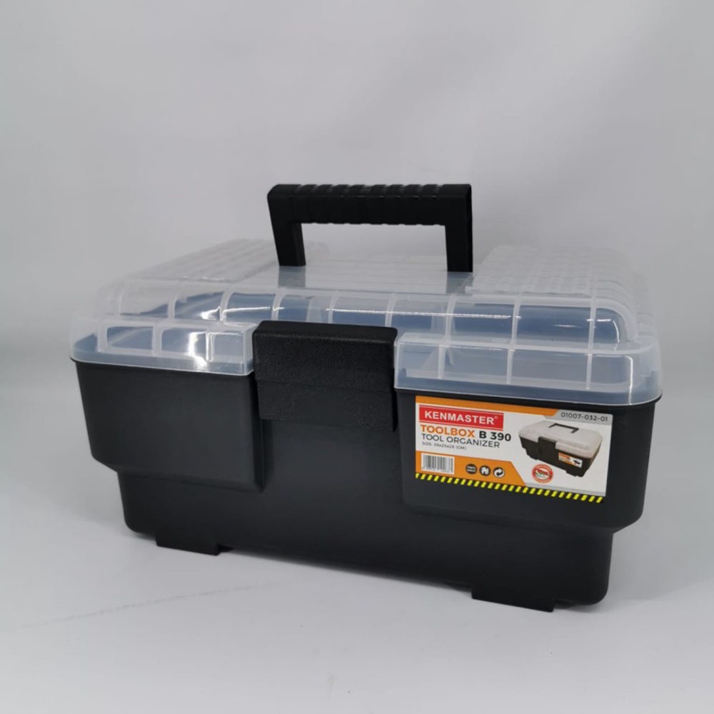 KENMASTER TOOL BOX B390 BESAR ORGANIZER TOOLBOX TOOLKIT KOTAK PERKAKAS