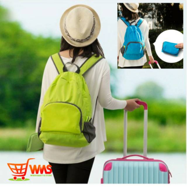 WMS TAS RANSEL BACKPACK LIPAT TRAVEL