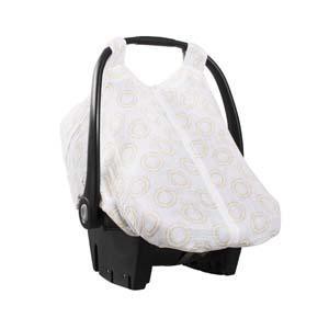 Bebe au Lait Car Seat Cover Muslin Halo