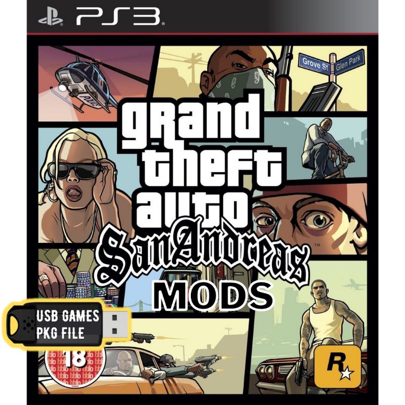 Game ps 3 Gta San andreas Mod ps 3 Cfw Hen Ps 3 Game