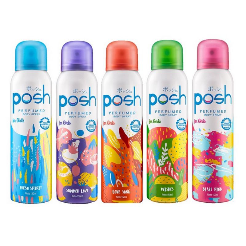 POSH BODY SPRAY PARFUME FOR GIRL 150ML//POSH PARFUME SPRAY