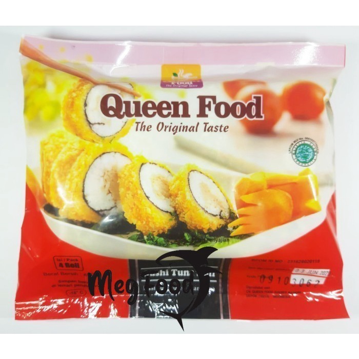 

Queen Food Sushi Tuna Roll / Nasi Gulung Isi Ikan Tuna 4 Pcs - 400Gr