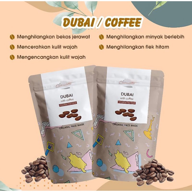 READY STOCK PINKROULETTE DUBAI with Coffee mengandung biji kopi alami