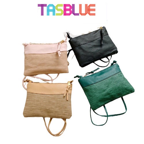 TASBLUE  Tas Wanita Kulit Asli Impor Murah Tas Gantung Bahu Fashion Vintage T77