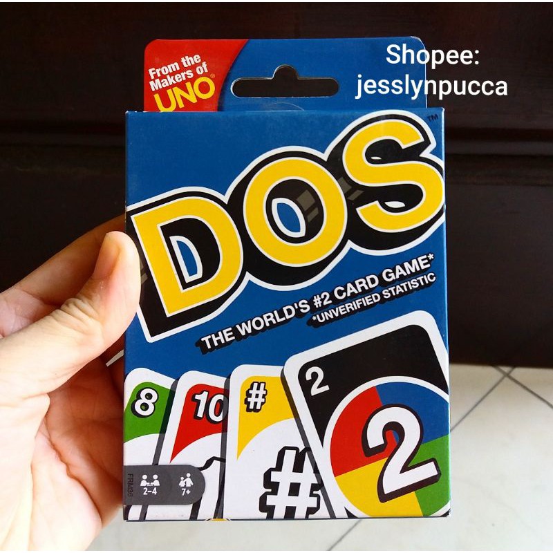 KARTU UNO DOS CARD ORIGINAL MATTEL GAME GAMES STRATEGY PLAY FUN ORI PLAYING CARDS PERMAINAN STRATEGI