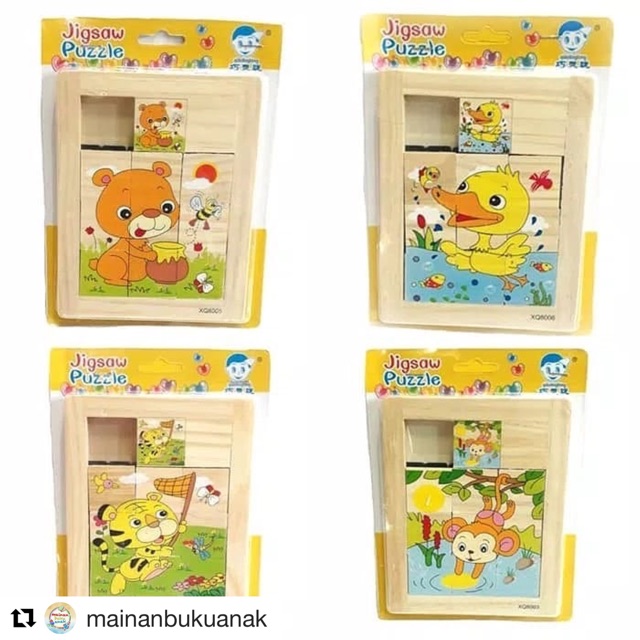 [MAINAN ANAK] Puzzle Geser