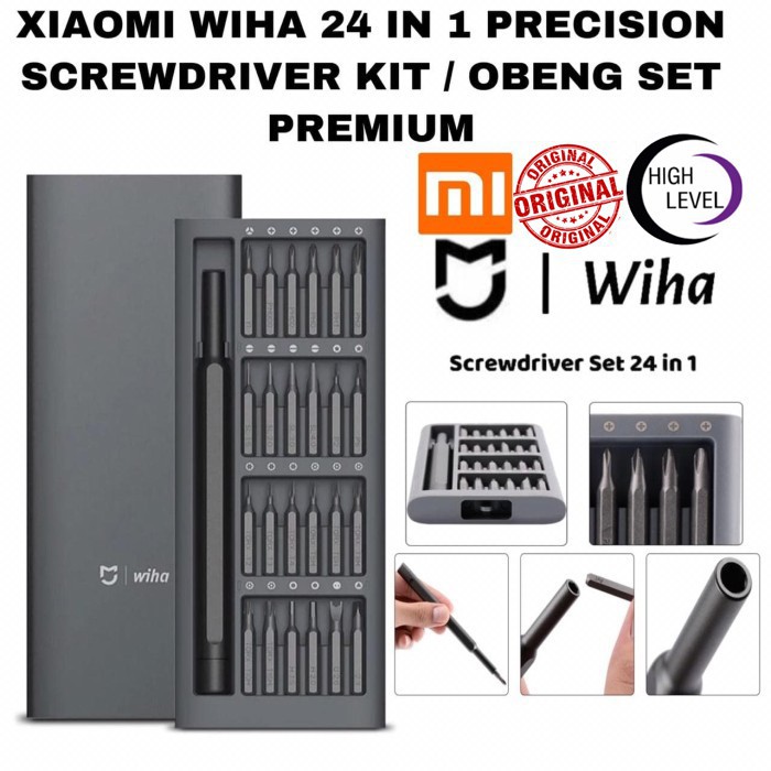 XIAOMI MIJIA WIHA SCREWDRIVER KIT 24 IN 1/ OBENG MAGNET PREMIUM SET
