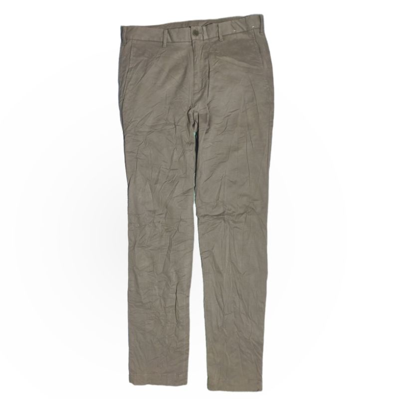 Celana Chino Uniqlo Slim Fit Stretch Second Original