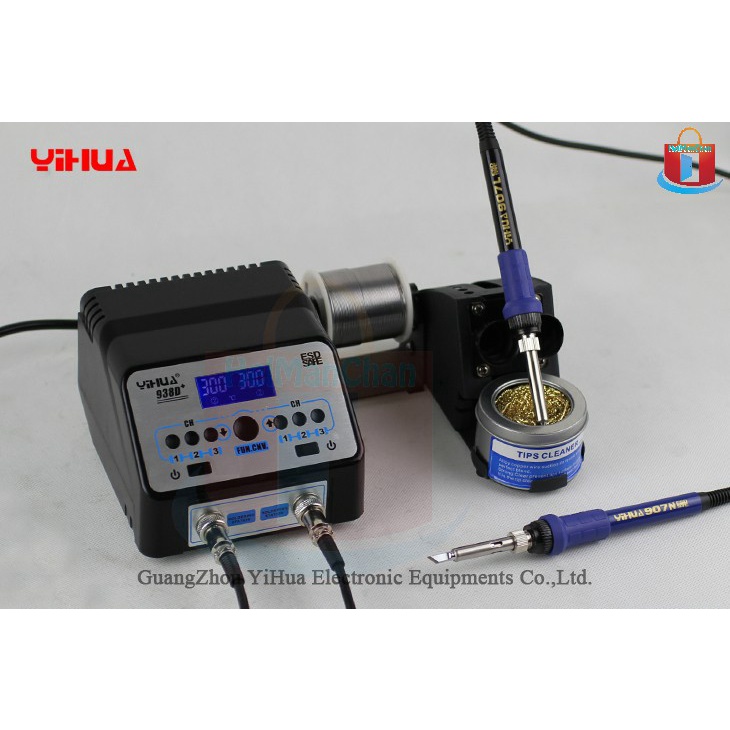 Soldering Iron Yihua 938D+ Stasiun Solder Portabel