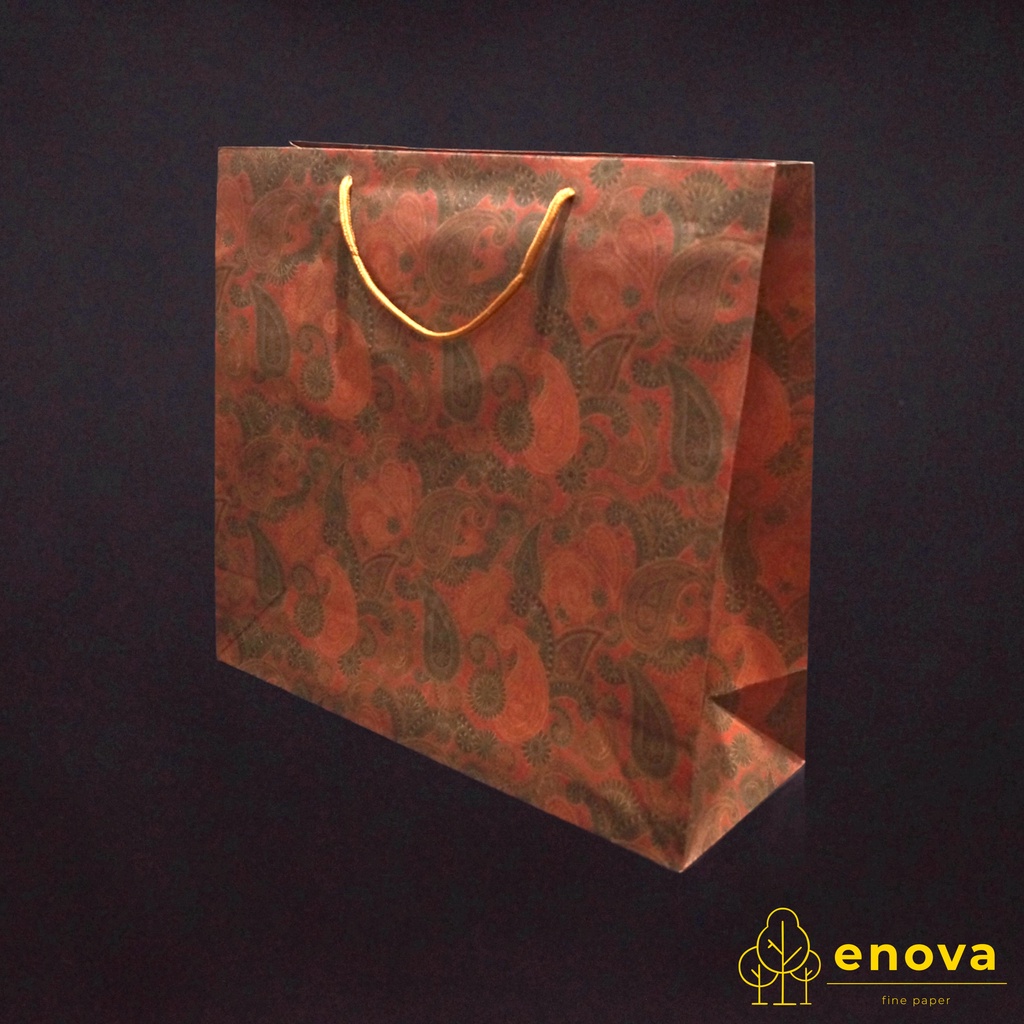 

Craft Paper Shopping Bag / Gift Bag Hampers Batik Horizontal 40x45cm