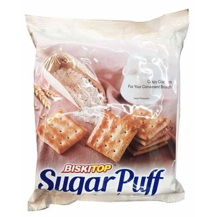 

BISKUIT & WAFER BISKITOP SUGAR PUFF CRACKERS 280GR / JAJAN LEBARAN