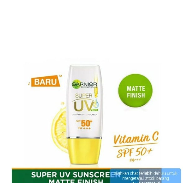 GARNIER LIGTH SUPER UV SUNSCREEN SUNBLOCK WAJAH SPF 50+ 15ML DAN 30ML