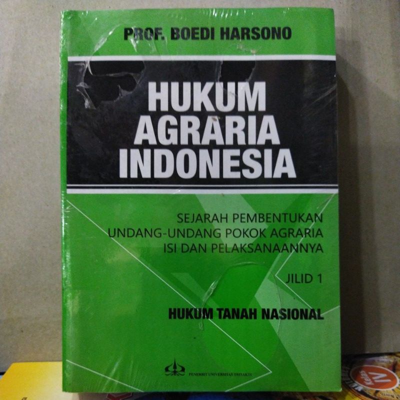 HUKUM AGRARIA INDONESIA JILID 1/PROF.BUDI HARSONO
