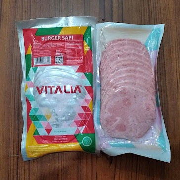 BEEF BURGER VITALIA BERNARDI ISI 10PCS 250GR