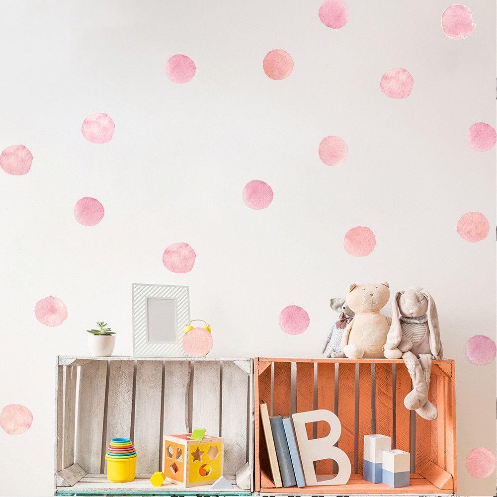 Top Wall Art Stiker Hias Removable Dekorasi Rumah Rainbow Hearts Ruang Tamu