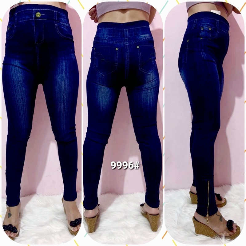 Celana Legging Jeans/Legging Jeans Wanita/Legging Jeans Sleting Kaki