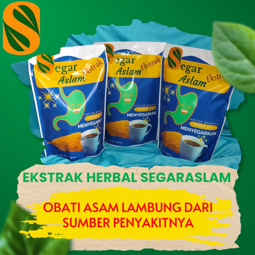 

Herbal Asam Lambung Ekstrak Segar Aslam