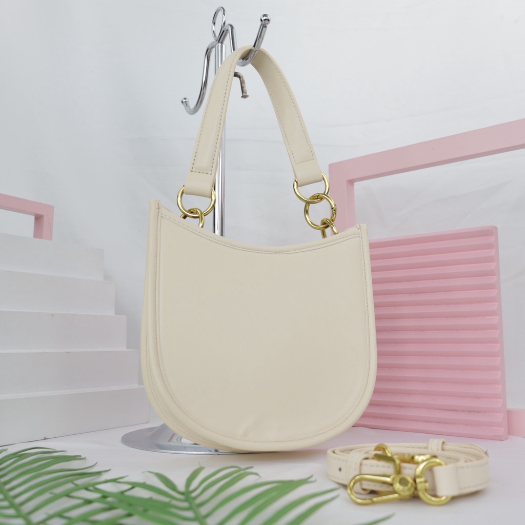 [7.7 Boombastis Sale⚡] - TAS SELEMPANG WANITA CK CK908 SETENGAH LINGKARAN SLINGBAG PREMIUM IMPORT
