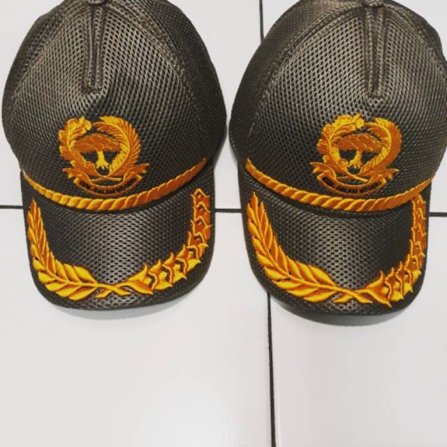Topi PNS warna keki