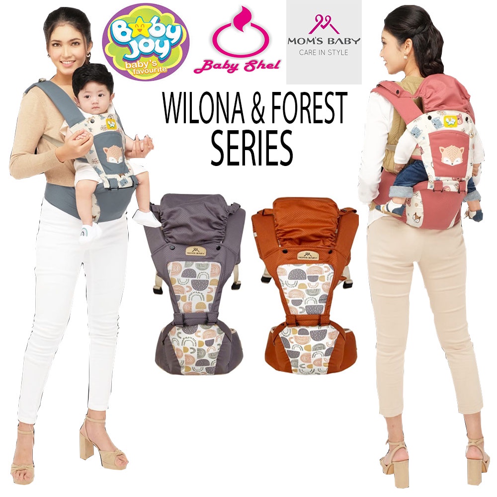 Moms Baby Gendongan Hipseat 7 in 1 Wilona Series - MBG2031