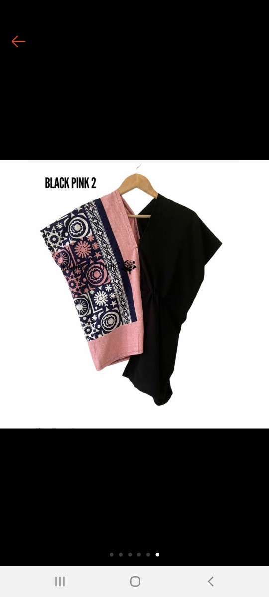 Atasan Batik Mix  Tenun Lurik
