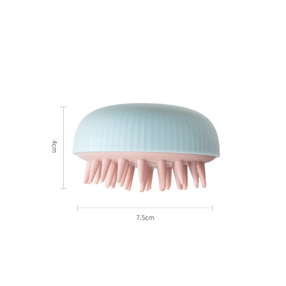 Soft Silicone Shampoo Brush Head Shampoo Scratching Head Massager Household Cleaning Scalp