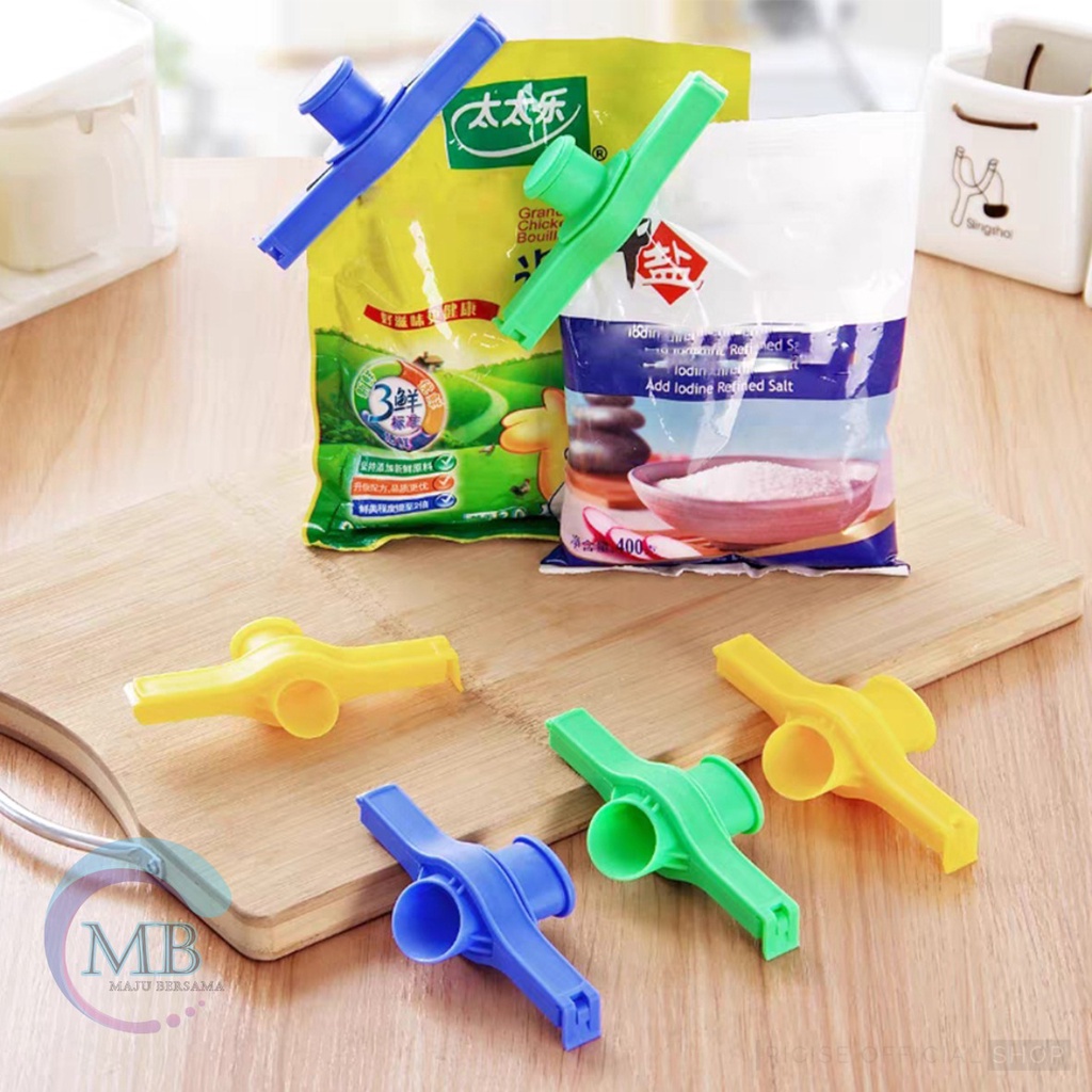 RT42 KLIP SEGEL MAKANAN BUMBU DAPUR PENJEPIT KEMASAN SACHET TUANG SEALING CLIP FOOD SEALER MB2608