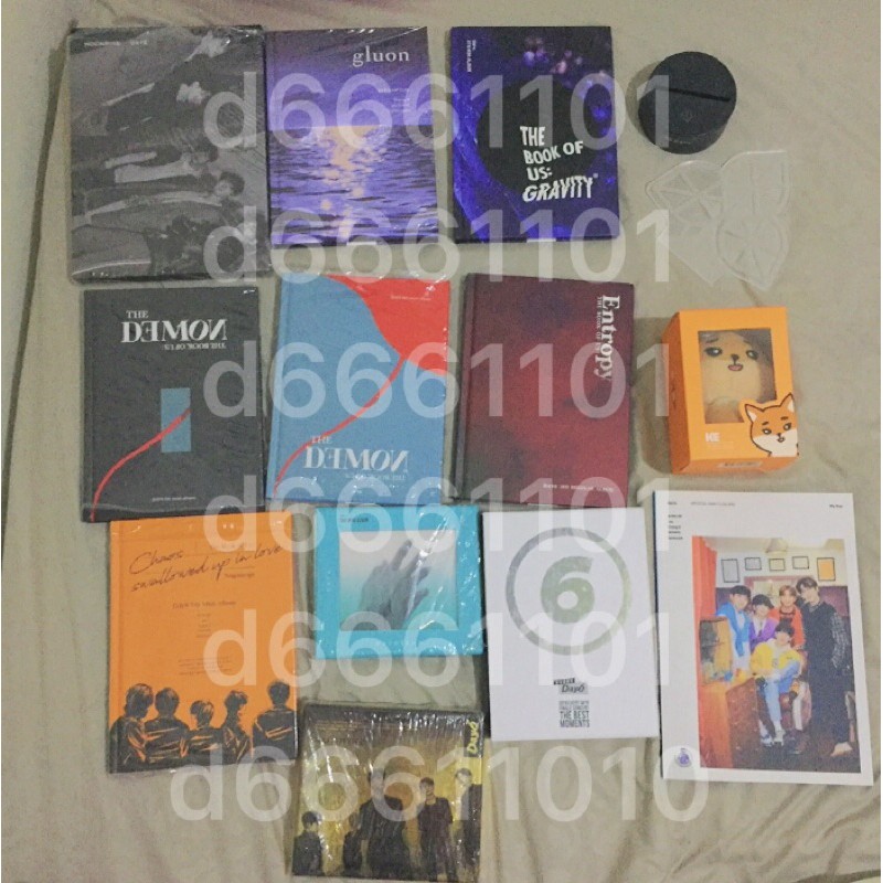 day6 album & dvd & moodlight