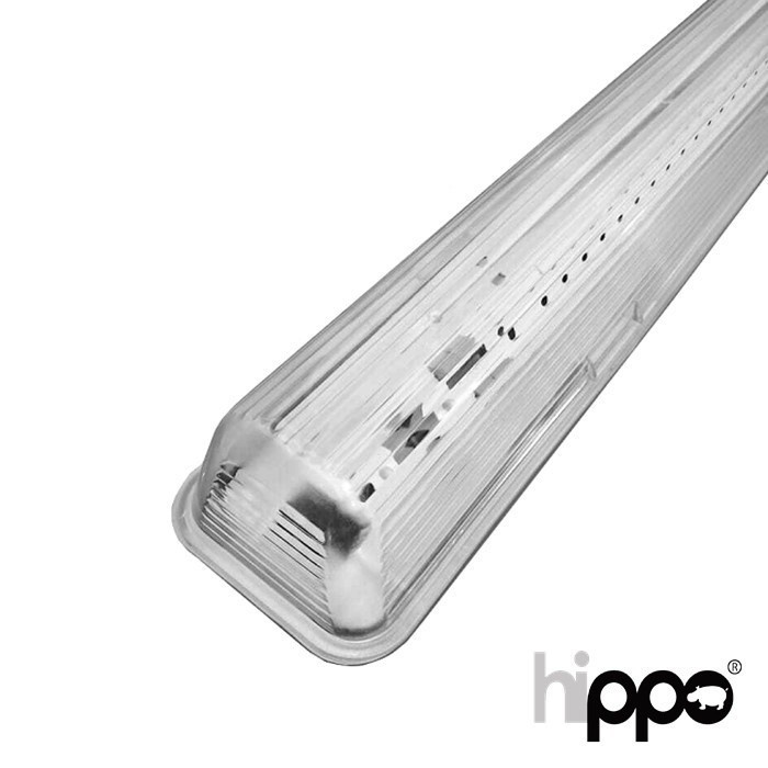 DARIN Kap Lampu TL Waterproof 1x36W Rumah Lampu Neon Outdoor Hippo di grosirdarmoindah
