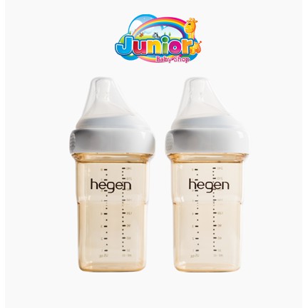 Hegen Pcto Feeding Bottle PPSU 2 Pack 150ml (5oz) / 240ml (8oz)